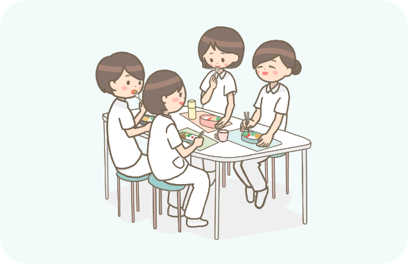 食事無料の画像