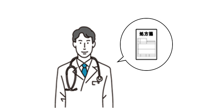 お薬が処方されている方には、院外処方箋をお渡しします。会計窓口でお名前をお呼びしますので、お待ちくださいの画像