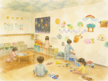 ママが安心して働ける環境の画像